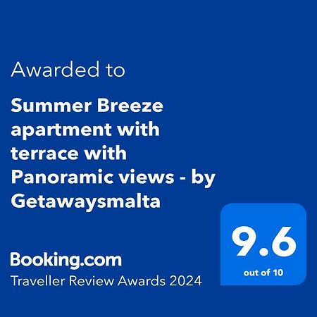 Summer Breeze Apartment With Terrace With Panoramic Views - By Getawaysmalta 梅利哈 外观 照片
